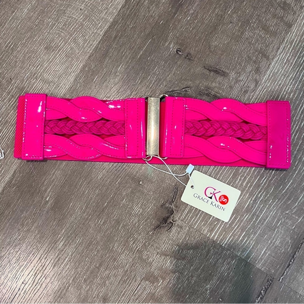 GRACE KARIN NWT Elastic Vintage Belt Stretchy Wide Waist Cinch Belt size…